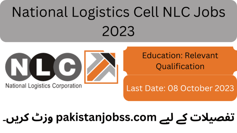 National Logistics Cell NLC Jobs 2023| Online Apply