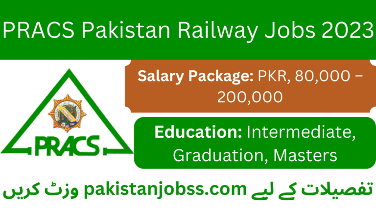 PRACS Pakistan Railway Jobs 2023| New Advertisement
