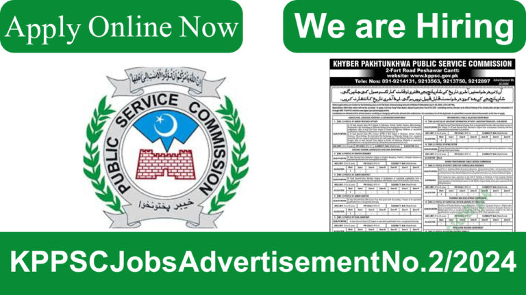 KPPSC Jobs Advertisement No. 2/2024