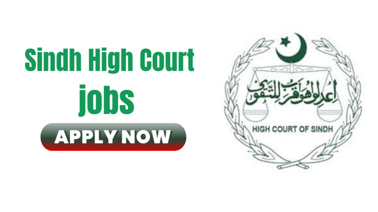 Sindh High Court Jobs 2024