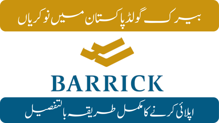 Barrick Gold Pakistan Jobs 2024